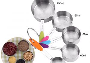 Name Of Measuring tools for Cooking Stainless Steel Measuring Cup Kitchen Measuring Spoons Scoop for