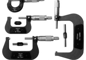 Name Of Precision Measuring tools 4 Pc Micrometer Set 0 25 50 75 100mm Outside Caliper Precision