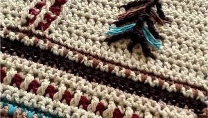 Native American Baby Blankets Native American Art Inspired Crochet Blanket Great for A