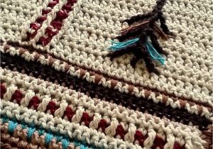 Native American Baby Blankets Native American Art Inspired Crochet Blanket Great for A