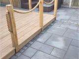 Nautical Rope Deck Railing Millboard 39 Smoked Oak 39 Composite Decking with New Oak and