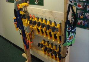 Nerf Gun Storage Rack Nerf Storage Ideas A Girl and A Glue Gun