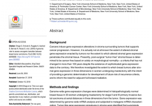 New York Life Spia Eft Pdf Molecular Signatures Suggest A Major Role for Stromal Cells In