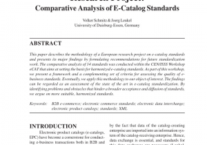 Newport News Catalog Request Pdf Coordination and Exchange Of Xml Catalog Data In B2b