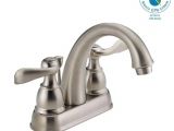 Non Removable Faucet Aerator Delta Windemere 4 In Centerset 2 Handle Bathroom Faucet with Metal