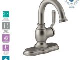 Non Removable Faucet Aerator Kohler Worth Single Hole 1 Handle Bathroom Faucet In Vibrant Brushed