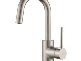 Non Removable Faucet Aerator Kraus Oletto Single Handle Kitchen Bar Faucet In Spot Free Stainless