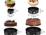 Non toxic Waffle Maker Amazon Com Springform Cake Pan Set 3pcs Round 7 9 10 and 1pcs