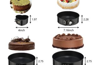 Non toxic Waffle Maker Amazon Com Springform Cake Pan Set 3pcs Round 7 9 10 and 1pcs