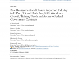 Northeast Plant World Nursery El Paso Pdf Base Realignment and Closure Impact On Industry In El Paso Tx