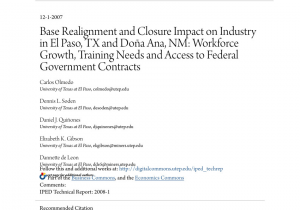 Northeast Plant World Nursery El Paso Pdf Base Realignment and Closure Impact On Industry In El Paso Tx