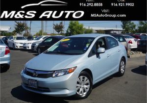 Offer Up Cars for Sale Sacramento Pre Owned 2012 Honda Civic Sdn Lx 4dr Car In Sacramento A22910 M