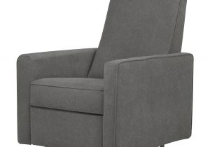 Office Chair with Footrest Walmart Davinci Piper Recliner and Swivel Glider In Dark Grey with Cream