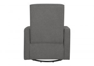 Office Chair with Footrest Walmart Davinci Piper Recliner and Swivel Glider In Dark Grey with Cream