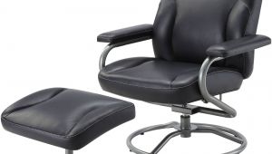 Office Chair with Footrest Walmart Mainstays Plush Pillowed Recliner Swivel Chair and Ottoman Set