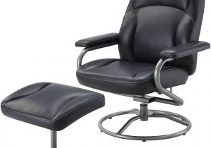 Office Chair with Footrest Walmart Mainstays Plush Pillowed Recliner Swivel Chair and Ottoman Set