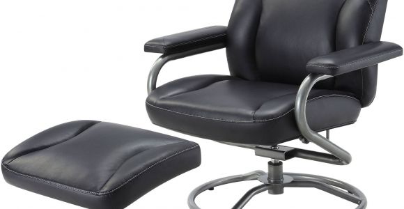 Office Chair with Footrest Walmart Mainstays Plush Pillowed Recliner Swivel Chair and Ottoman Set