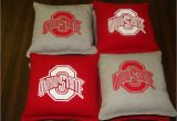 Ohio State Cornhole Bags Buckeyes Ohio State Osu Cornhole Bags Ncaa Set Of 8 Ebay