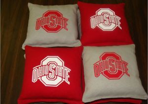 Ohio State Cornhole Bags Buckeyes Ohio State Osu Cornhole Bags Ncaa Set Of 8 Ebay