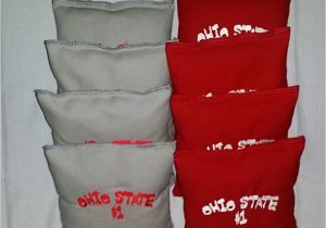Ohio State Cornhole Bags Ohio State 1 Embroidered Cornhole Bags Homemade