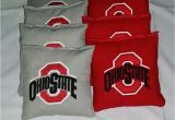 Ohio State Cornhole Bags Ohio State Embroidered Cornhole Bagg toss Bags Set Osu