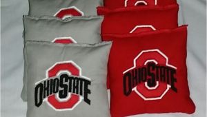 Ohio State Cornhole Bags Ohio State Embroidered Cornhole Bagg toss Bags Set Osu