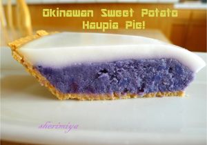 Okinawan Purple Sweet Potato Pie Happy Little Bento Okinawan Sweet Potato Haupia Pie
