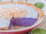 Okinawan Sweet Potato Pie Hawaii Purple Sweet Potato Pie with Coconut topping Haupia A