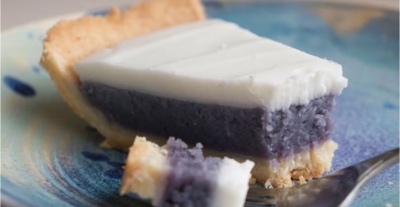 Okinawan Sweet Potato Pie Hawaiian Okinawan Sweet Potato Pie with Haupia topping