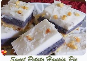 Okinawan Sweet Potato Pie with Haupia Burgonyas Haupia Pite Hawaiirol A Fenykuldottek