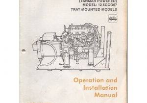 Old Kohler Generator Manuals original 1991 Kohler Operation Manual 12 5 Kw Power Boost