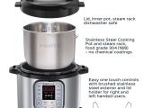 Ollas De Presion Walmart Instant Pot Duo60 6 Qt 7 In 1 Multi Use Programmable Pressure Cooker