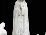 Our Lady Of Fatima Outdoor Statue Vintage Catholic Concrete Outdoor Our Lady Of Fatima