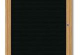 Outdoor Changeable Letter Boards Enclosed Natural Oak Finish Changeable Letter Boards for