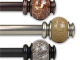 Outdoor Curtain Rod with Post Set Canada Curtain Rods and Finials 103459 Obsidian Curtain Rod 1 Od 10 25