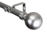 Outdoor Curtain Rod with Post Set Canada Rod Desyne 160 In 240 In 1 In Globe Curtain Rod Set In Satin