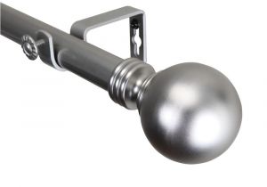 Outdoor Curtain Rod with Post Set Canada Rod Desyne 160 In 240 In 1 In Globe Curtain Rod Set In Satin