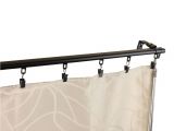Outdoor Curtain Rod with Post Set Canada Rod Desyne 48 In 84 In Armor Adjustable Baton Draw Track Curtain