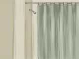 Outdoor Curtain Rod with Post Set How to Install A Shower Curtain 15 Steps with Pictures