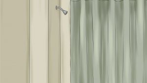 Outdoor Curtain Rod with Post Set How to Install A Shower Curtain 15 Steps with Pictures