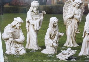 Outdoor Nativity Sets Costco 9 Piece Outdoor Nativity Set