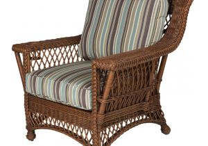 Outdoor Patio Furniture Des Moines Rockport Natural Wicker Chair with Magazine Glass Holder High Back