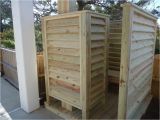 Outdoor Shower Enclosure Kit Wood Convert An Outdoor Shower Enclosure On A Deck
