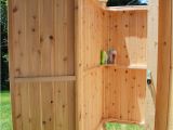 Outside Shower Enclosure Kits Outdoor Shower Enclosure Cedar Showers