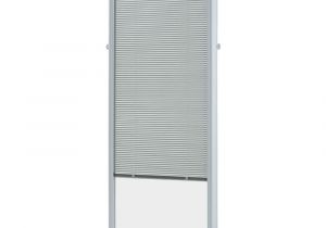 Panel Track Blinds Lowes Canada Odl 22 In W X 64 In H Add On Enclosed Aluminum Blinds White Steel