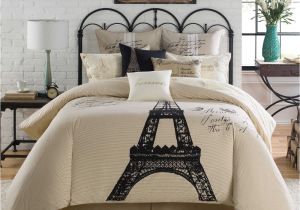 Paris themed Bedding Bed Bath and Beyond 7 Pc Anthology Paris Full Queen Comforter Set Eiffel tower