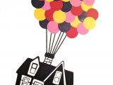 Party Supplies Store Roanoke Va Floating House with 32 Hot Air Balloons Vinyl Wall Decal Up Etsy