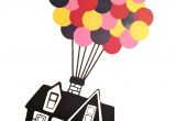 Party Supply Places In Roanoke Va Floating House with 32 Hot Air Balloons Vinyl Wall Decal Up Etsy