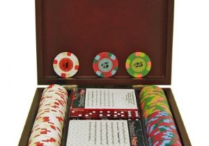 Paulson Clay Poker Chip Sets Paulson 100 Chips top Hat Cane Clay Poker Set with