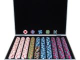 Paulson Clay Poker Chip Sets Paulson top Hat Cane Full Clay Poker Chips with Aluminum